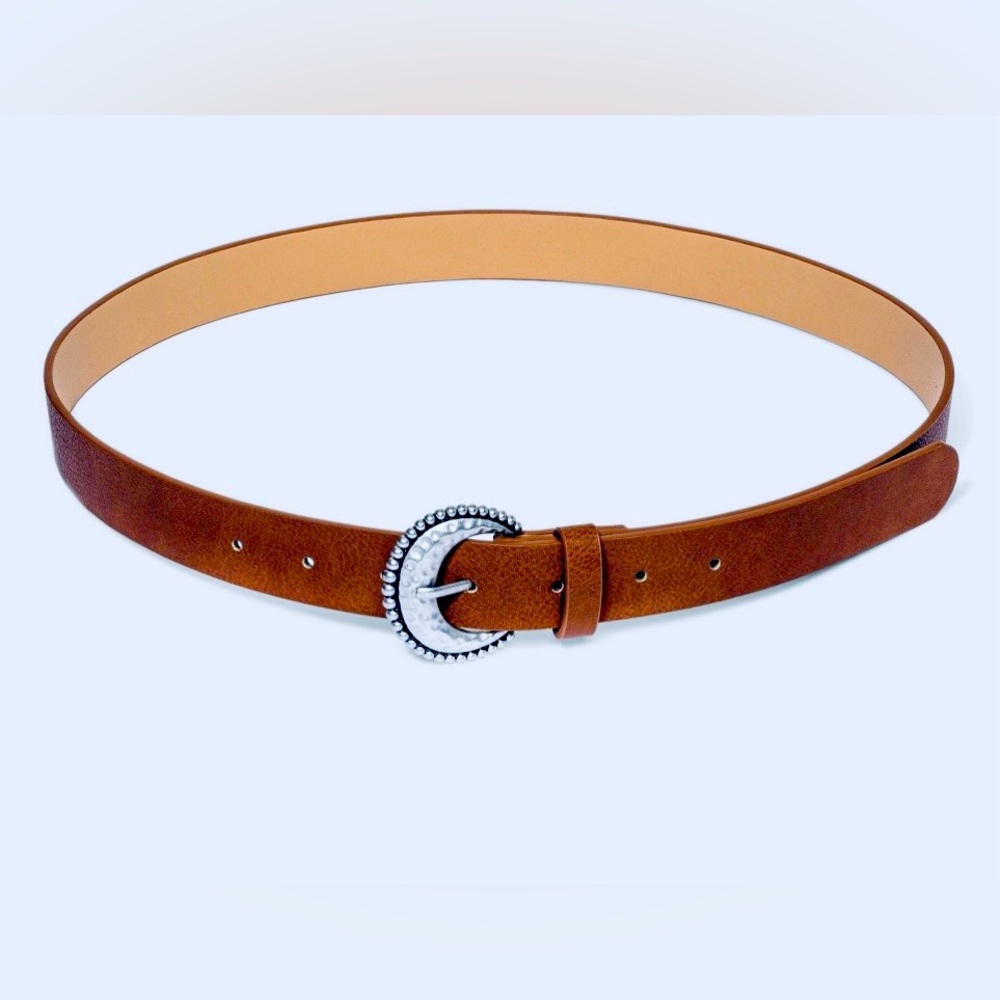NWT UNIVERSAL THREADS BROWN CLAY BUCKLE BELT WOMEN’S SZ XL NWT